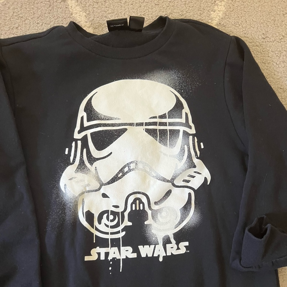Like new - **KIDS** Star Wars STORMTROOPER Pullover